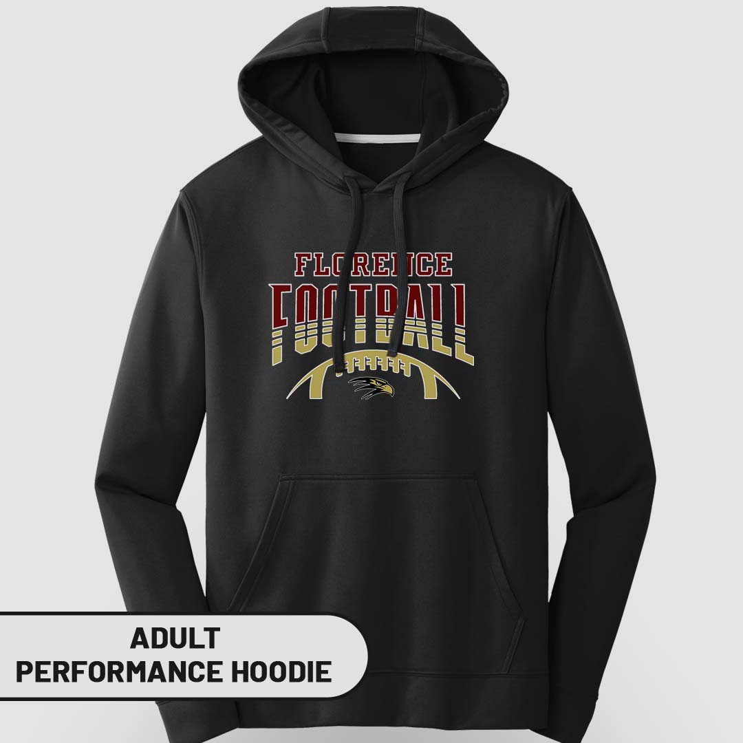 Adult Performance Hoodie Florence Football Two-Tone | FCS-006