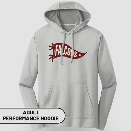 Falcons Graphic Adult Performance Hoodie
