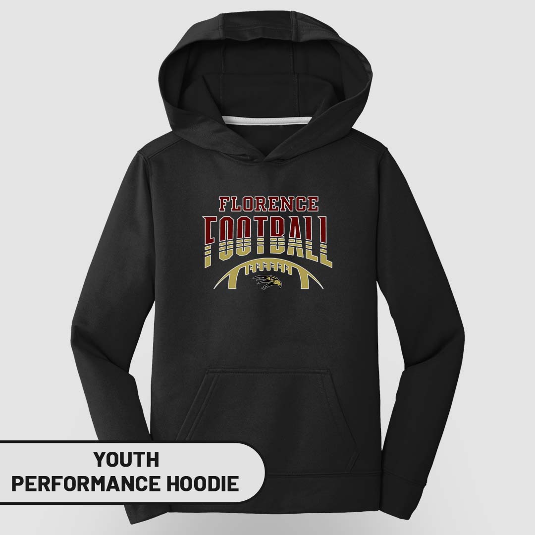 Youth Performance Hoodie Florence Football Two-Tone | FCS-006