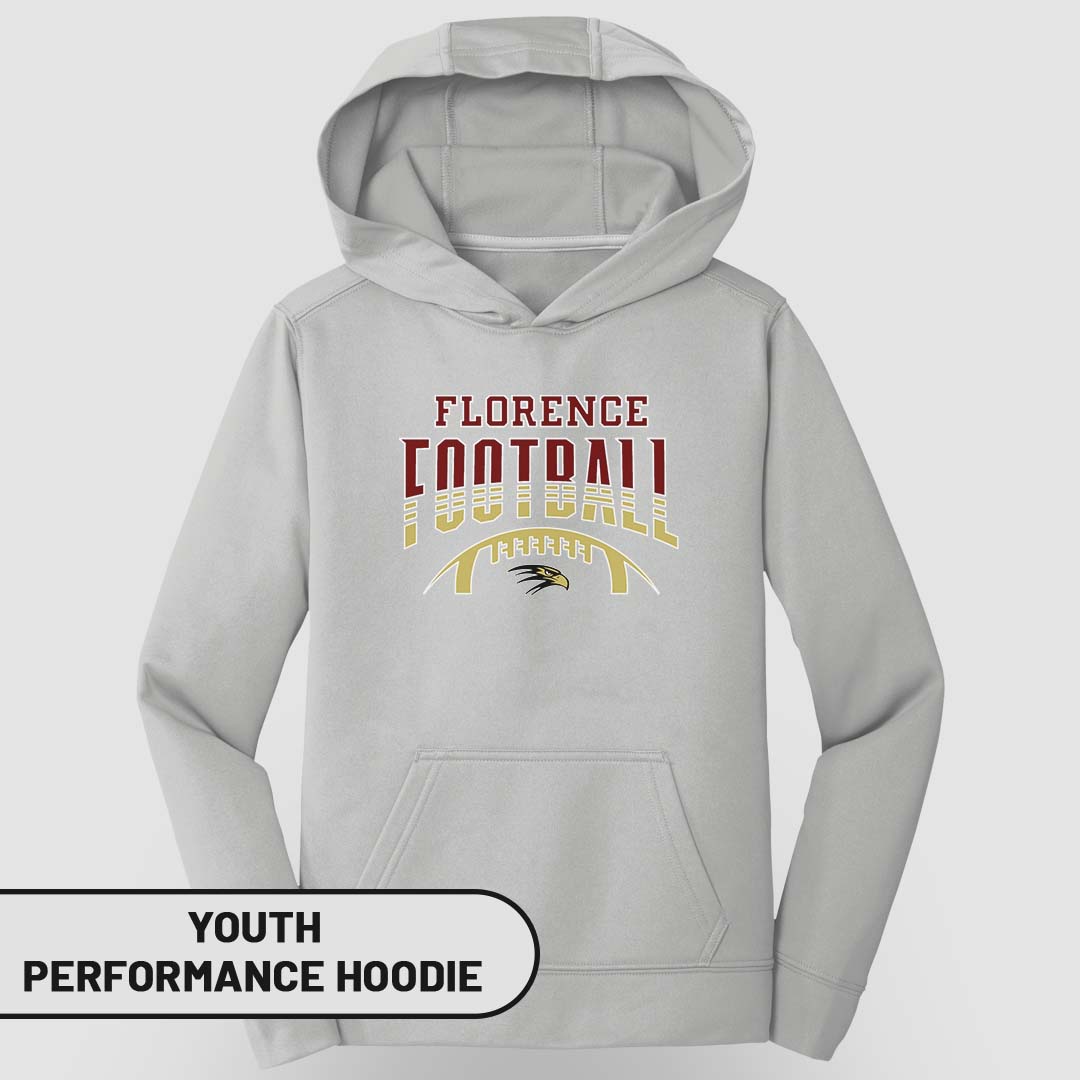 Youth Performance Hoodie Florence Football Two-Tone | FCS-006