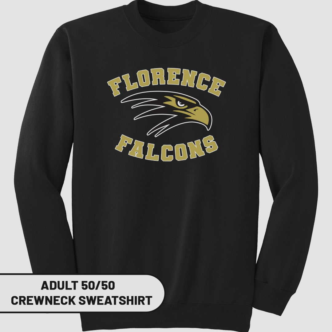Florence Falcons Adult Crewneck Sweatshirt