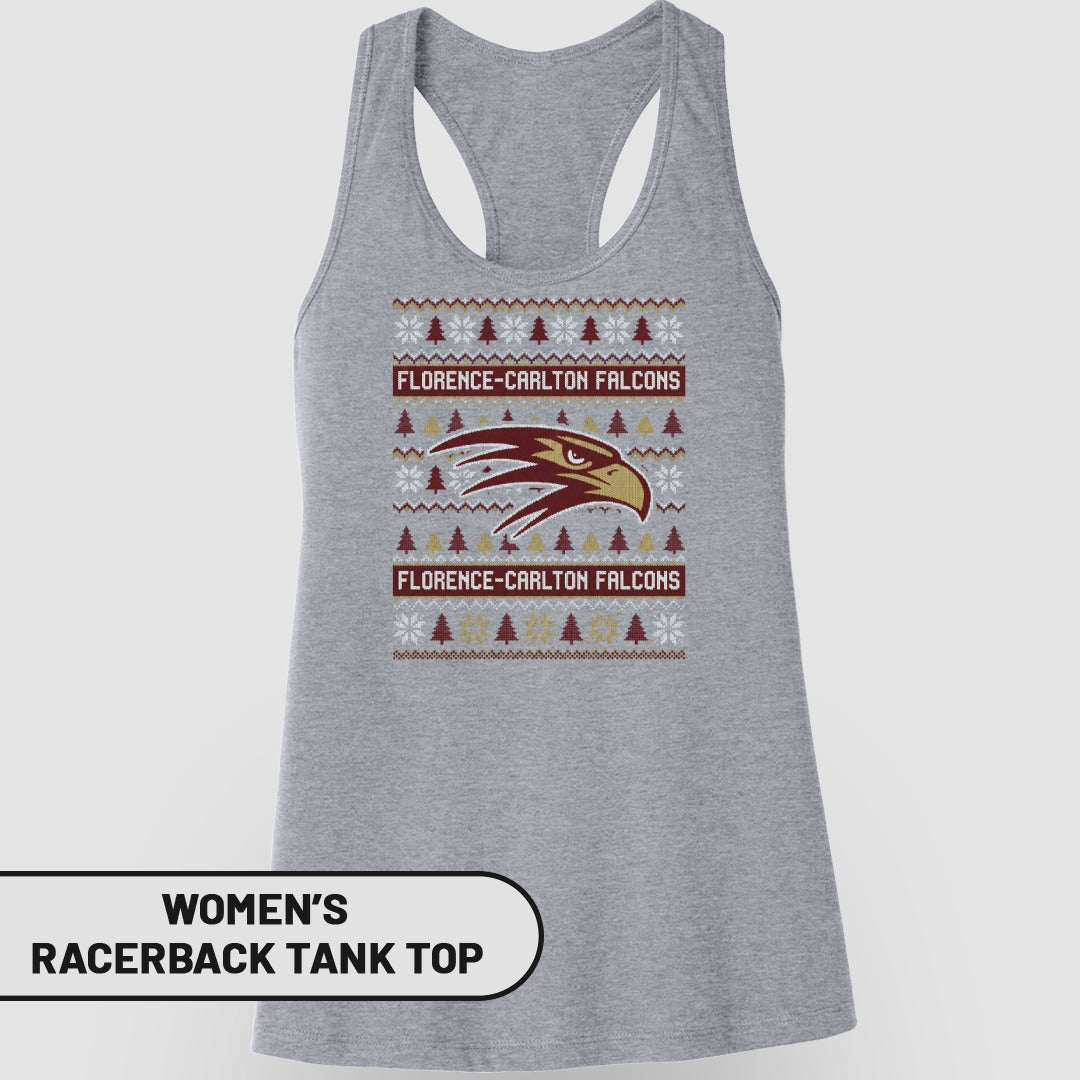 Florence-Carlton Falcons Women's Racerback Tank Top