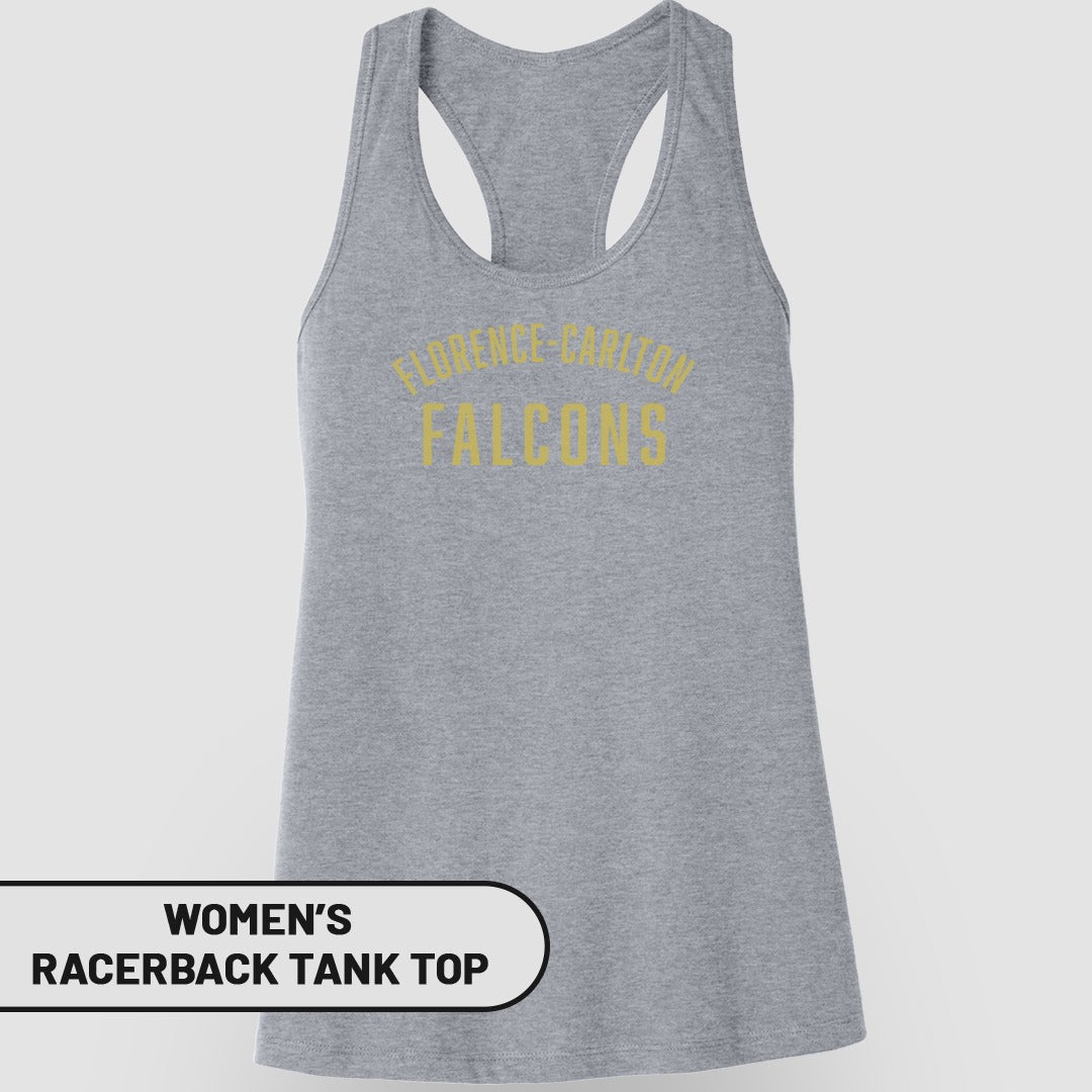 Florence-Carlton Falcons Women's Racerback Tank Top