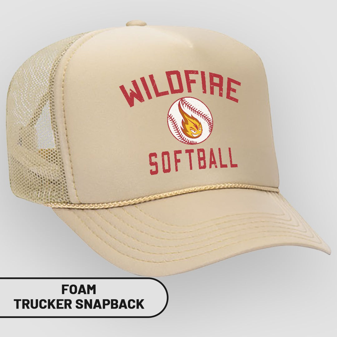 Wildfire Softball Foam Trucker Snapback
