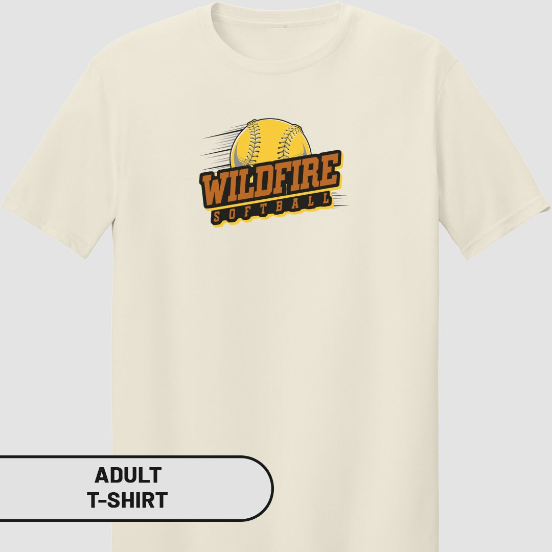 Wildfire Softball Graphic Adult T-shirt