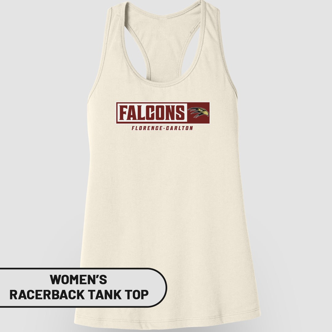 Falcons Florence-Carlton Women's Racerback Tank Top
