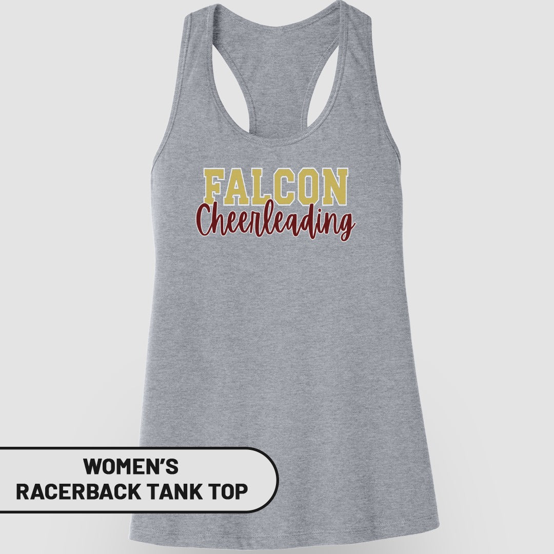 Falcon Cheerleading Women's Racerback Tank Top