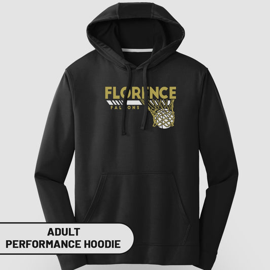 Florence Falcons Adult Performance Hoodie