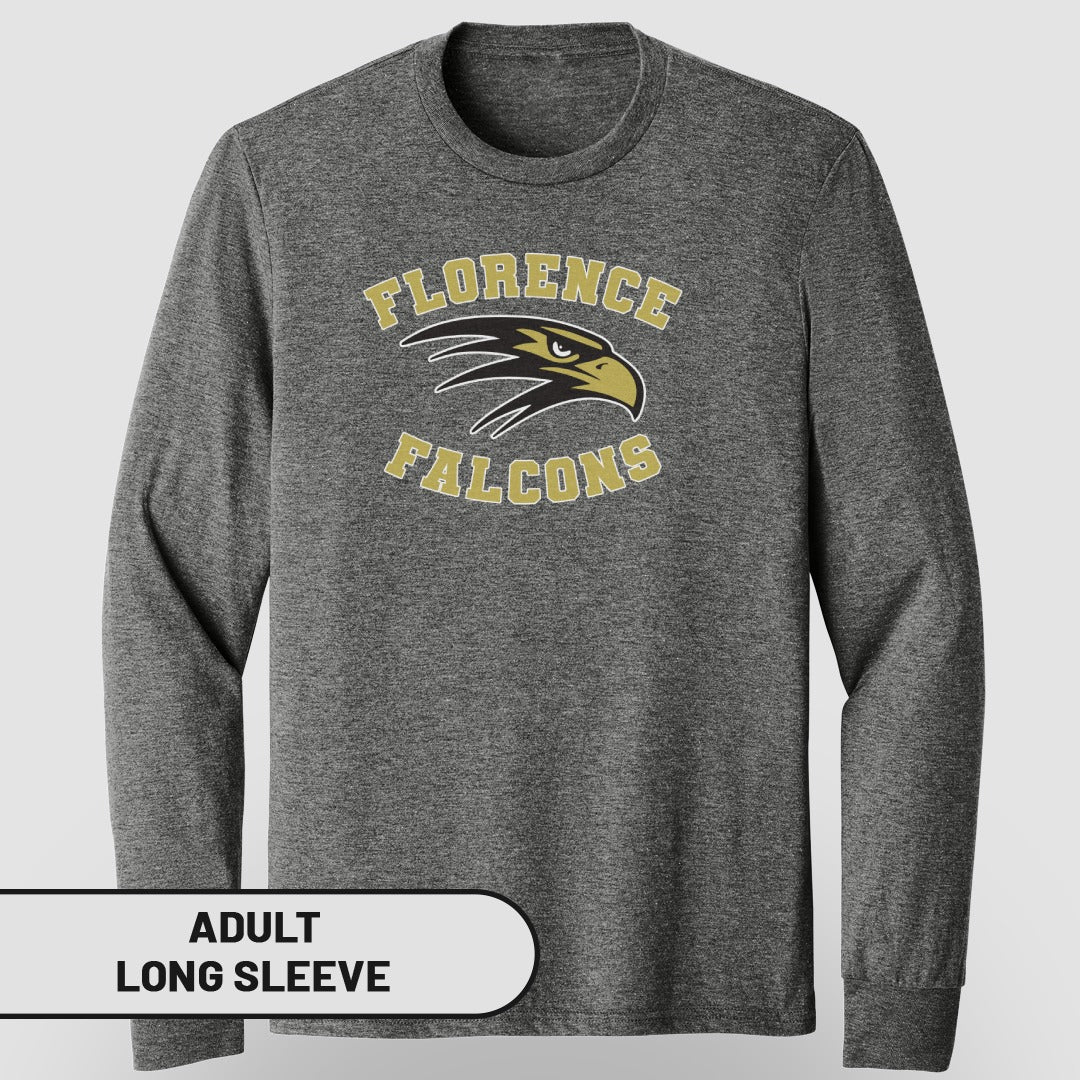 Florence Falcons Adult Long Sleeve Shirt
