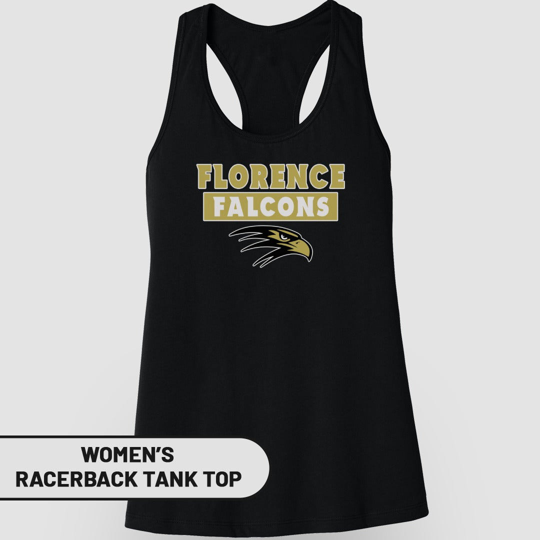 Florence Falcons Women's Racerback Tank Top