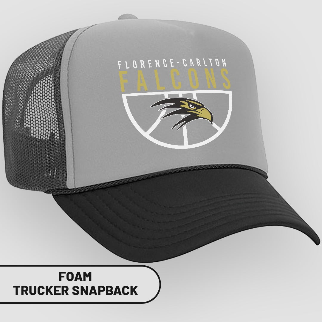 Florence-Carlton Falcons Foam Trucker Snapback Cap