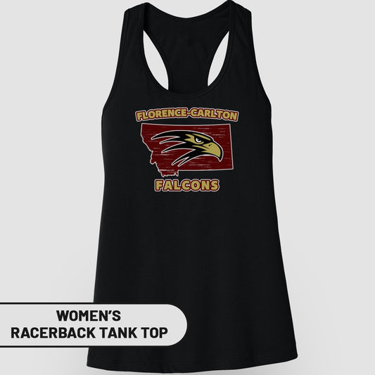 Florence-Carlton Falcons Women's Racerback Tank Top