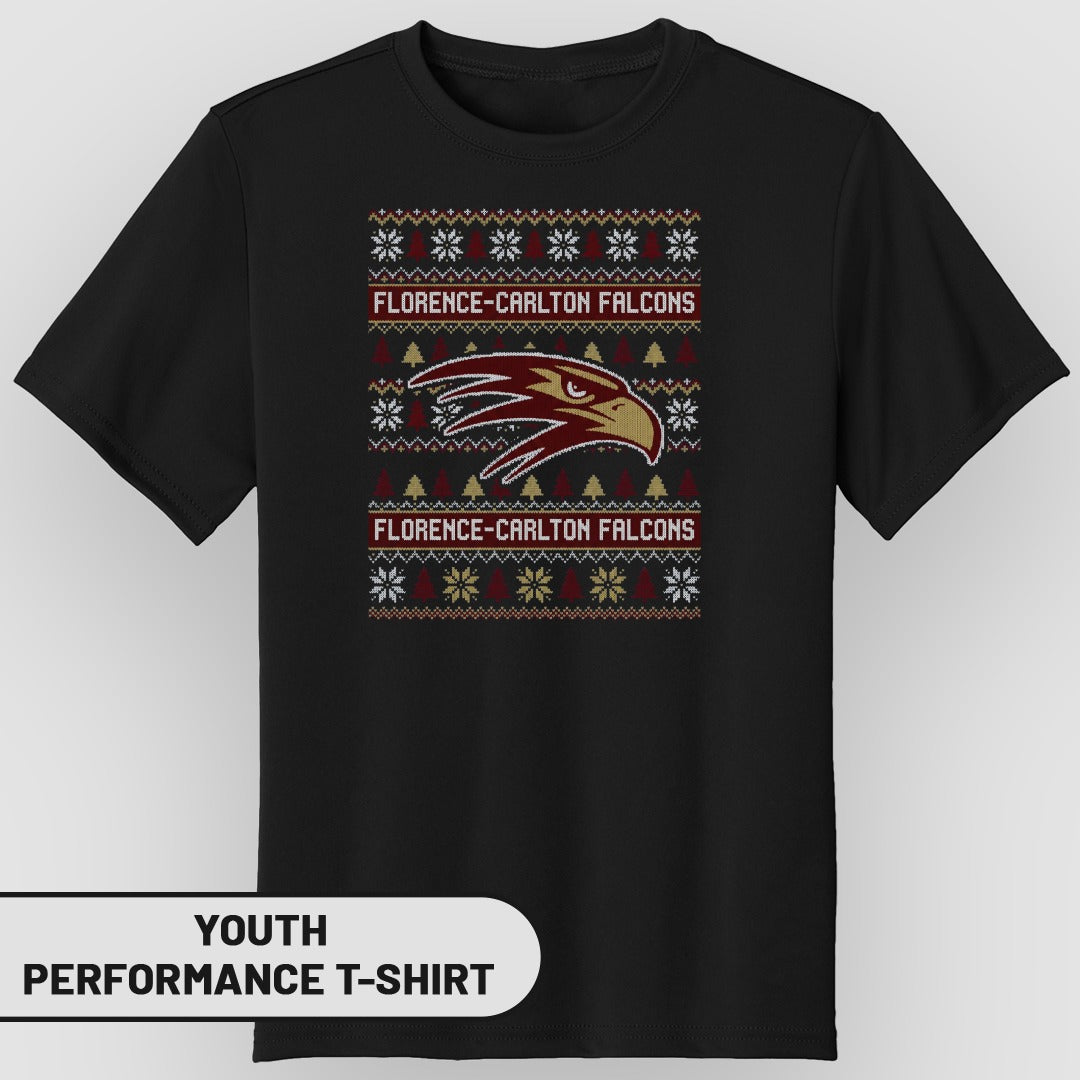 Florence-Carlton Falcons Youth Performance T-Shirt