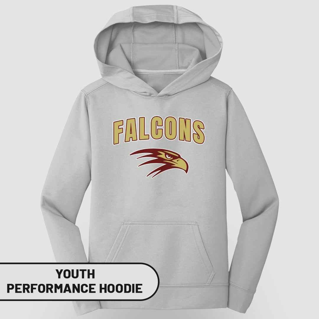 Falcons Youth Performance Hoodie