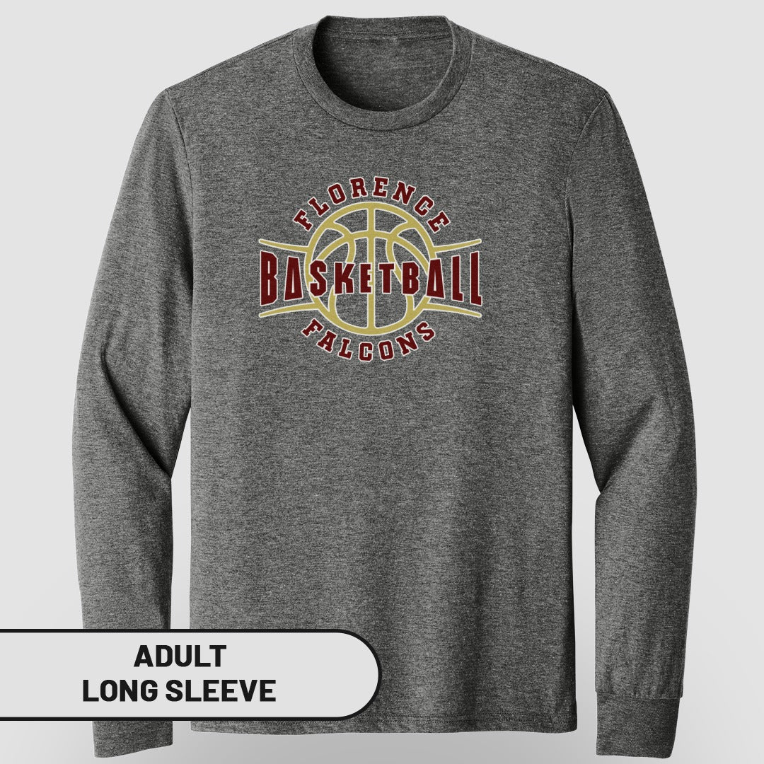Florence Falcons Basketball Adult Long Sleeve Product