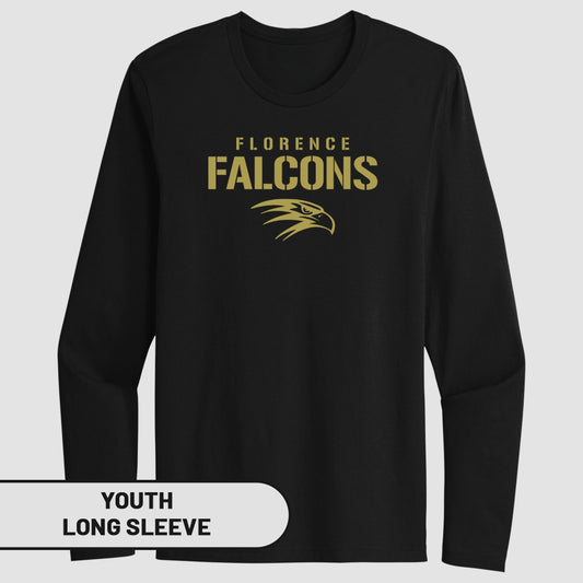 Florence Falcons Youth Long Sleeve Shirt