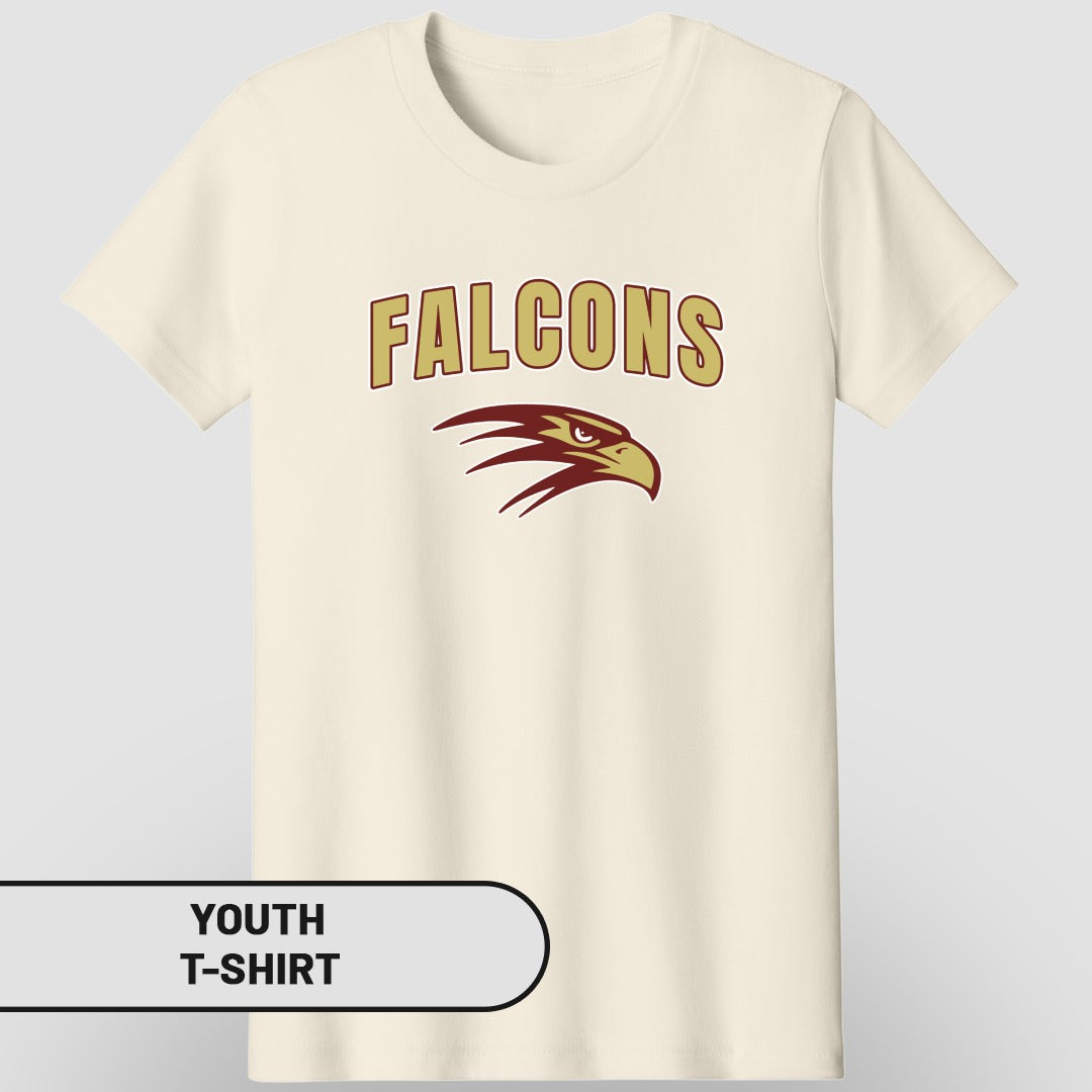 Falcons Graphic Youth T-Shirt with Bold Team Logo