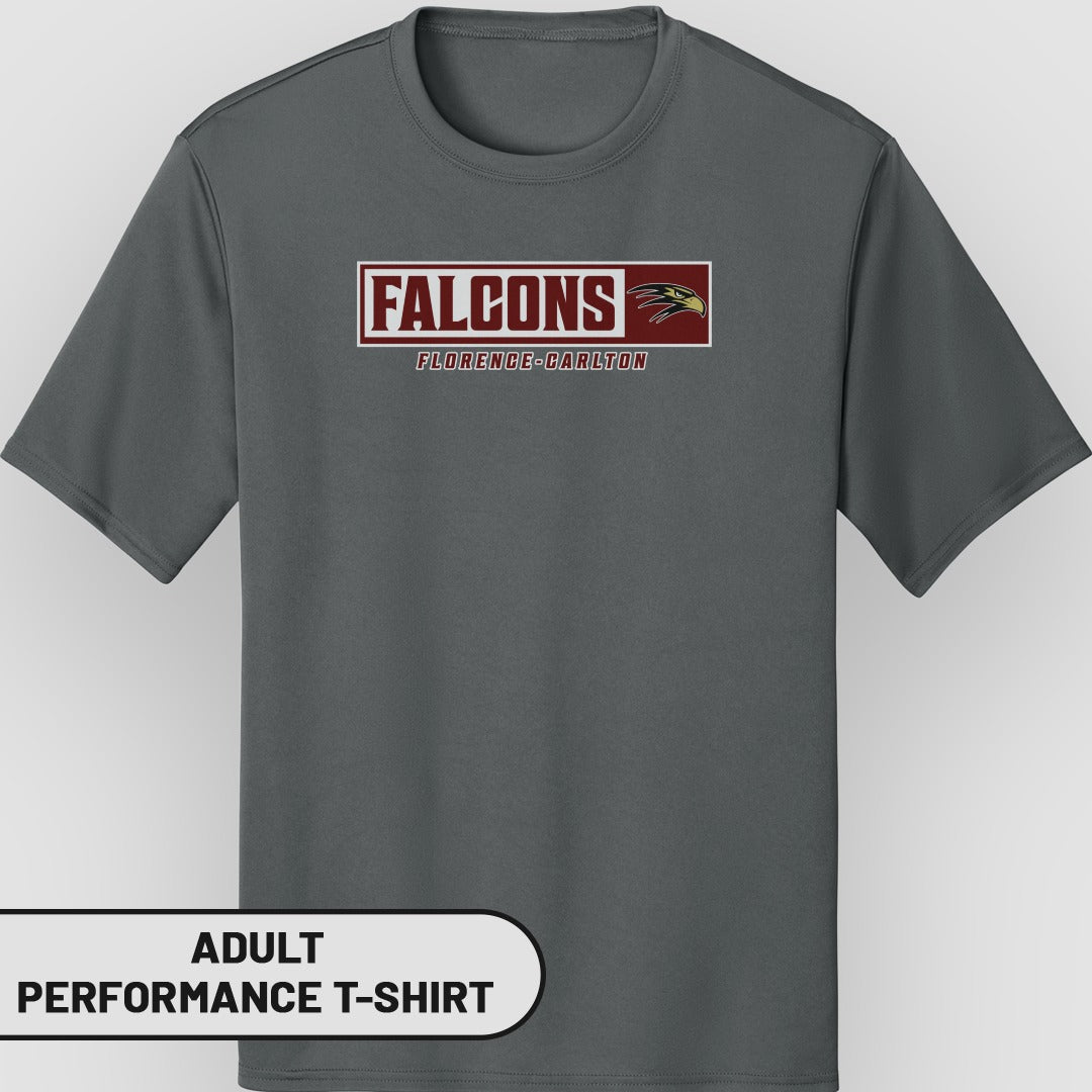 Falcons Florence-Carlton Adult Performance T-Shirt