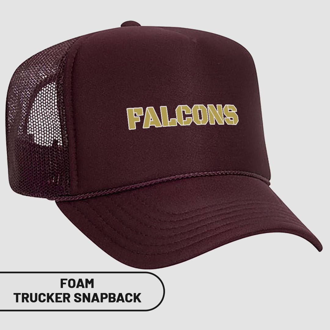 Falcons Foam Trucker Snapback Adjustable Hat