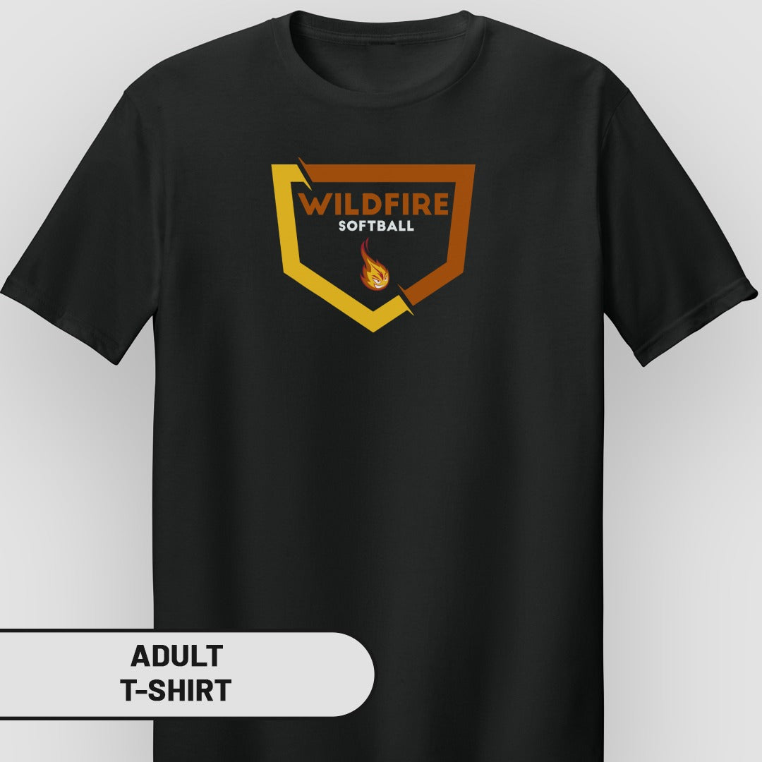 Wildfire Softball Graphic Adult T-Shirt
