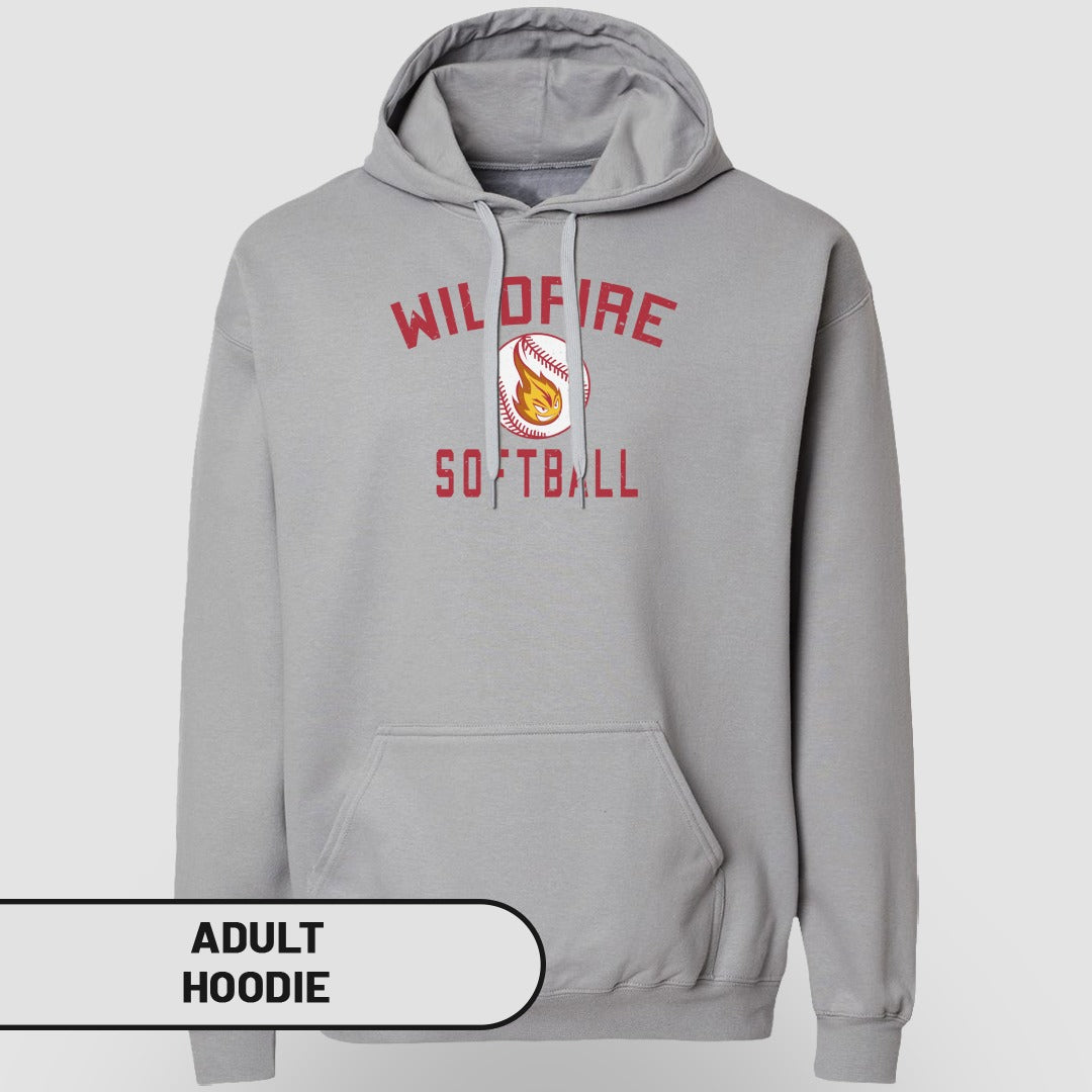 Wildfire Softball Graphic Adult Hoodie