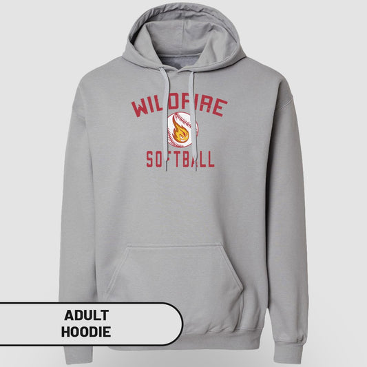 Wildfire Softball Graphic Adult Hoodie