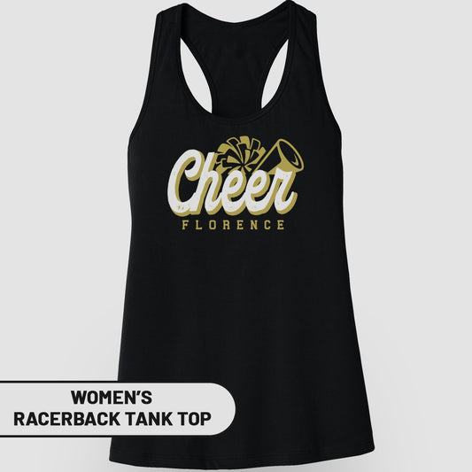 Florence Cheer Women's Racerback Tank Top