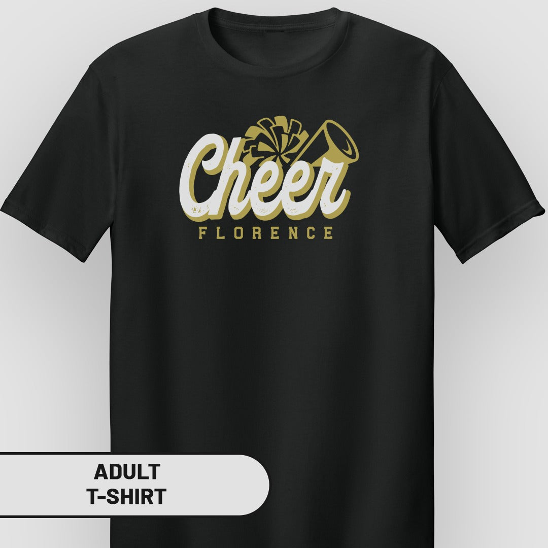 Cheer Florence Graphic Adult T-shirt
