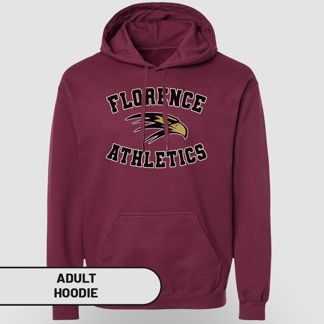 Florence Athletics Design Adult Hoodie