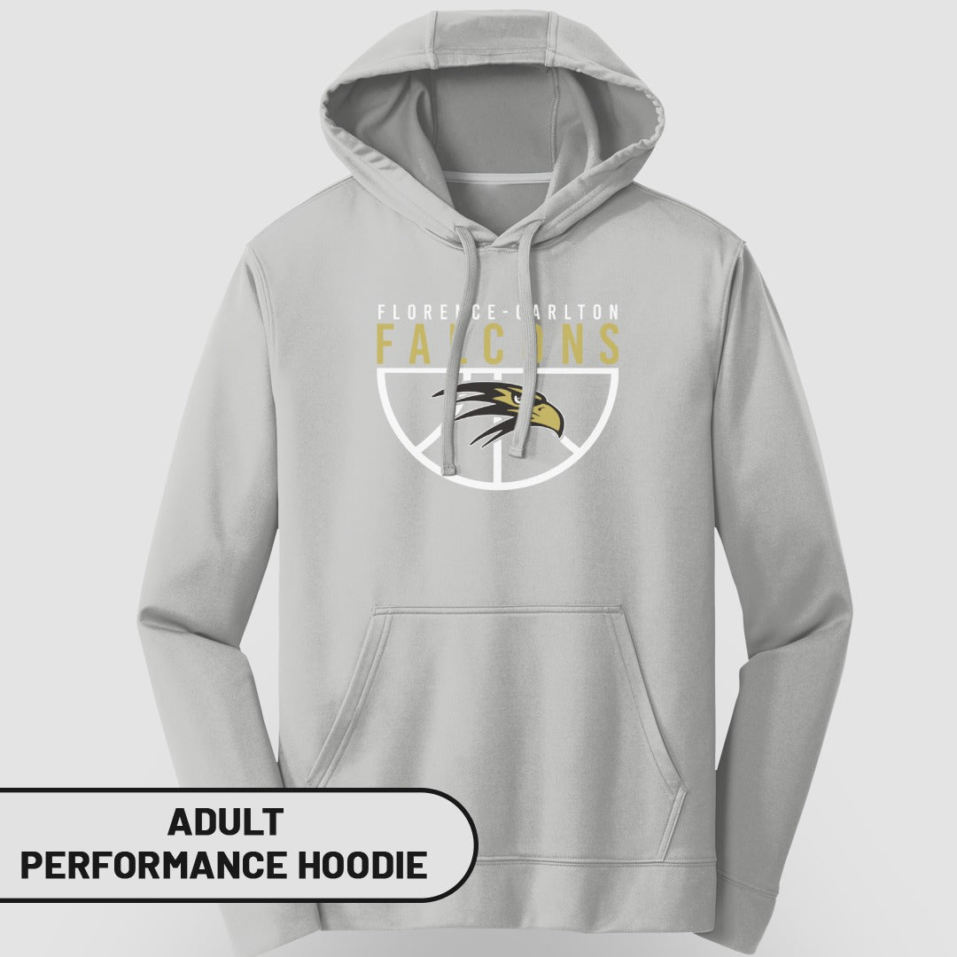 Florence Carlton Falcons Adult Performance Hoodie
