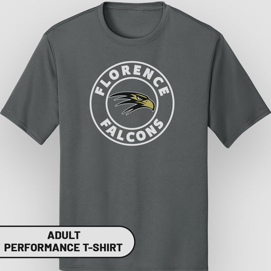 Florence Falcons Adult Performance T-Shirt