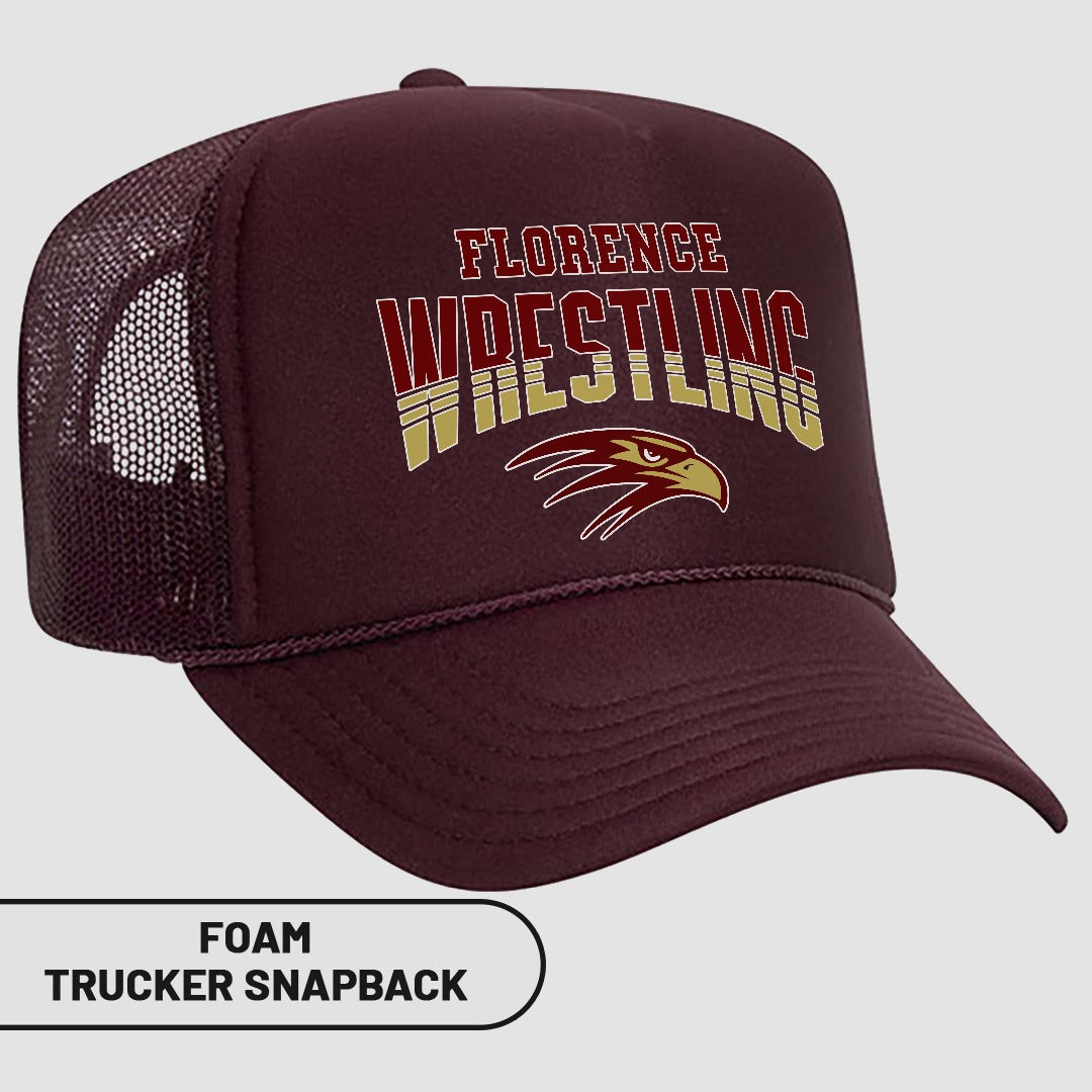 Florence Wrestling Foam Trucker Snapback product