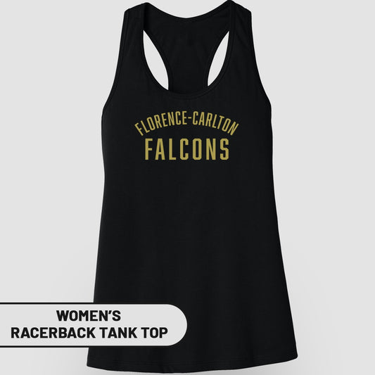 Florence-Carlton Falcons Women's Racerback Tank Top