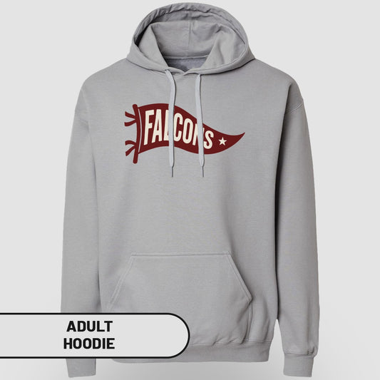 Comfortable Falcons Graphic Design Adult Hoodie