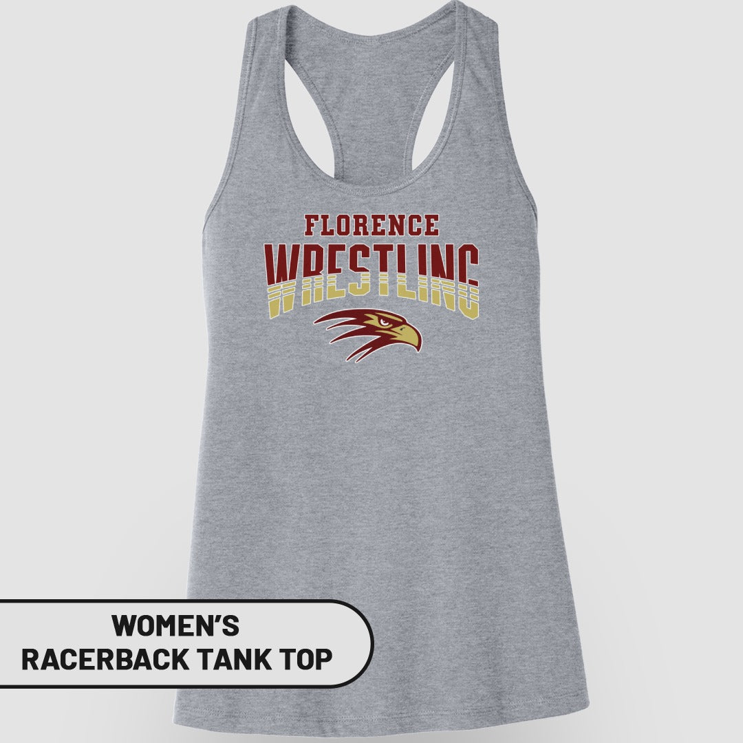 Florence Wrestling Women's Racerback Tank Top