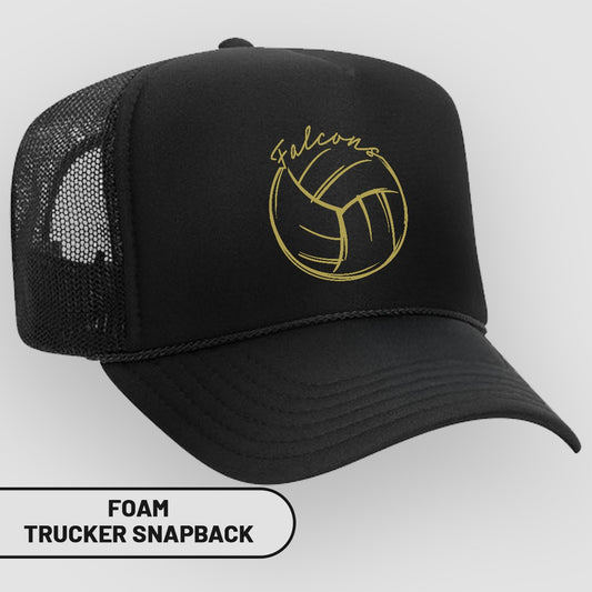Falcons Volleyball Trucker Snapback Hat product