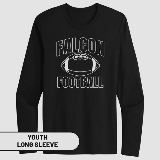 Falcon Football Youth Long Sleeve Shirt