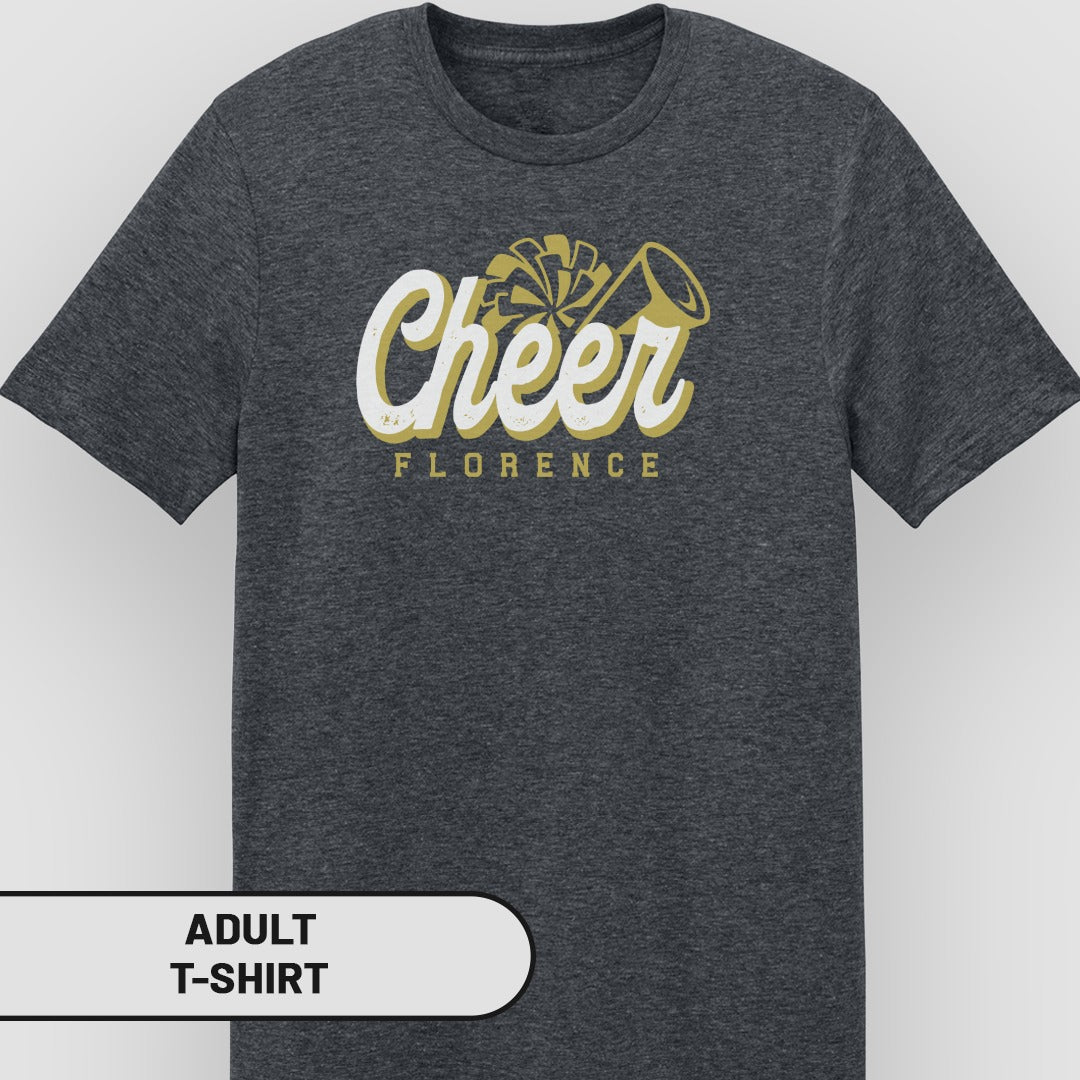Cheer Florence Graphic Adult T-Shirt