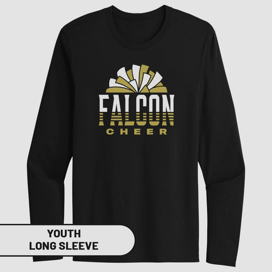 Falcon Cheer Youth Long Sleeve Apparel Top