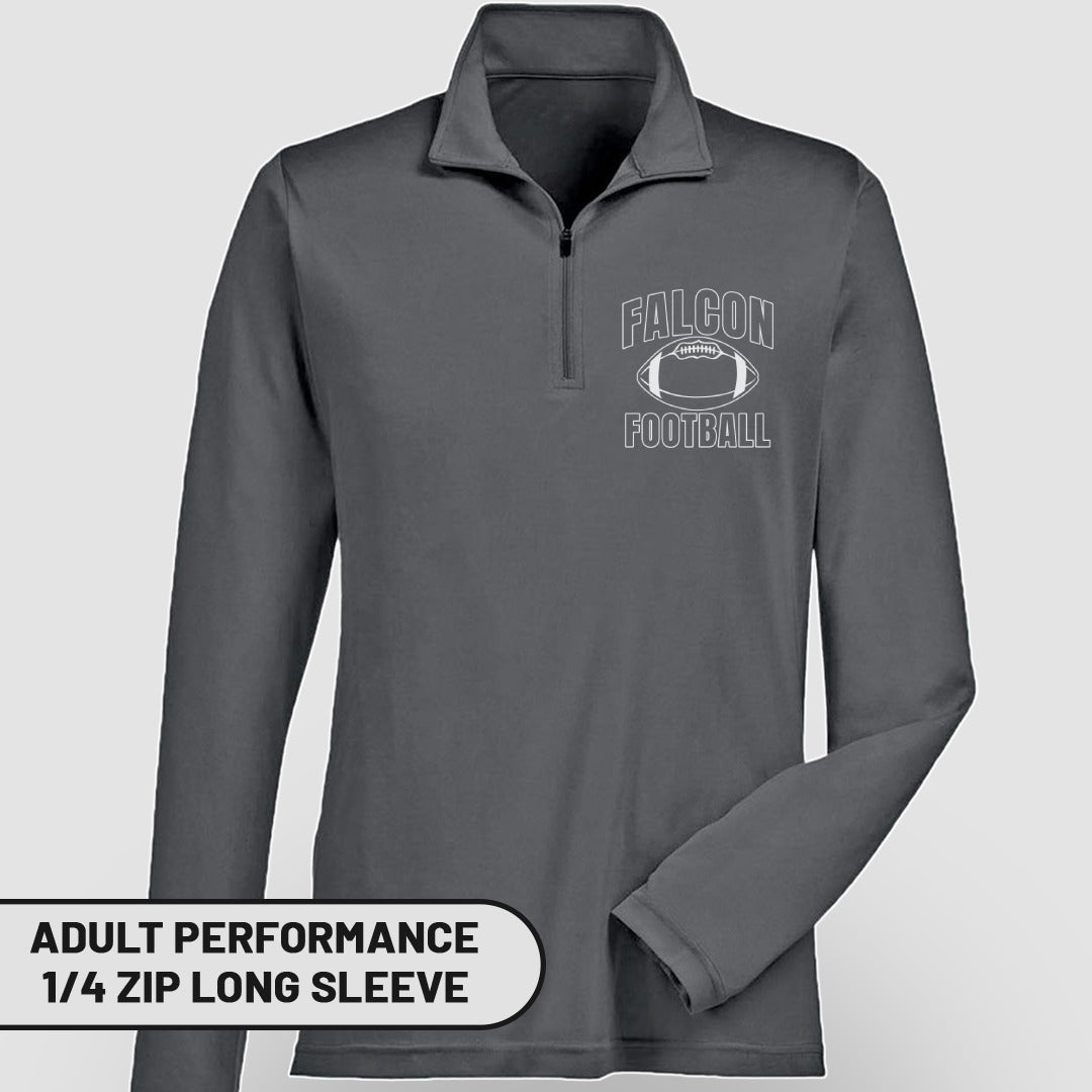 Falcon Football Adult Performance 1/4 Zip Long Sleeve product