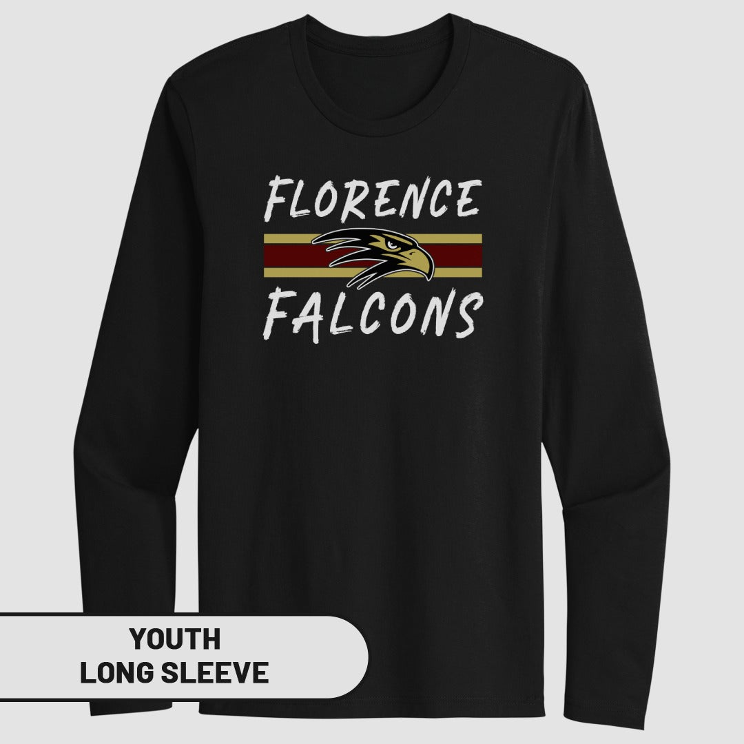 Florence Falcons Youth Long Sleeve Shirt