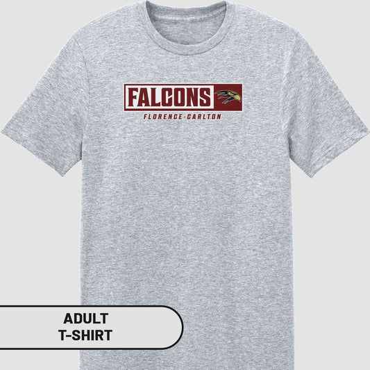 Falcons Florence-Carlton Adult T-Shirt