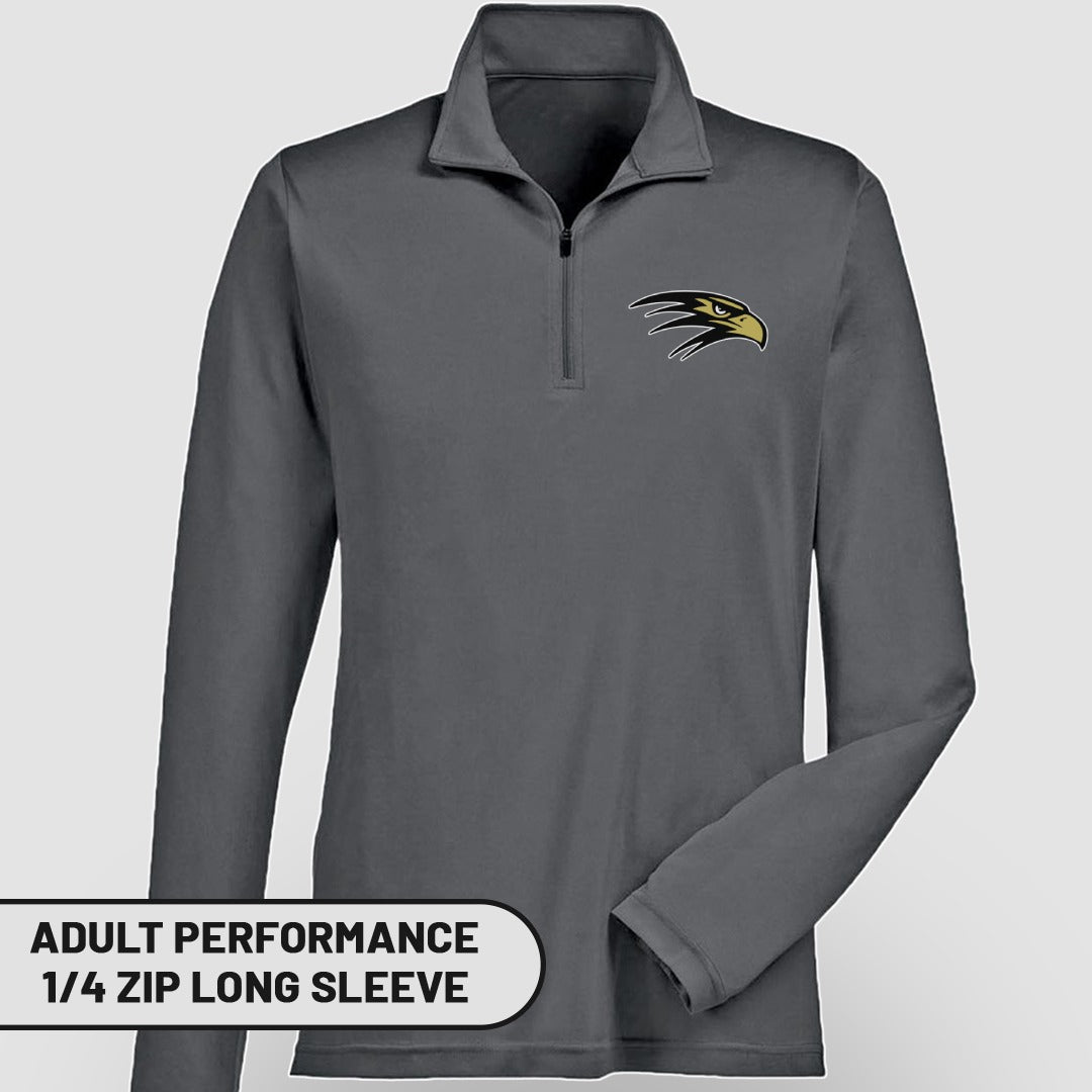 Adult Performance 1/4 Zip Long Sleeve