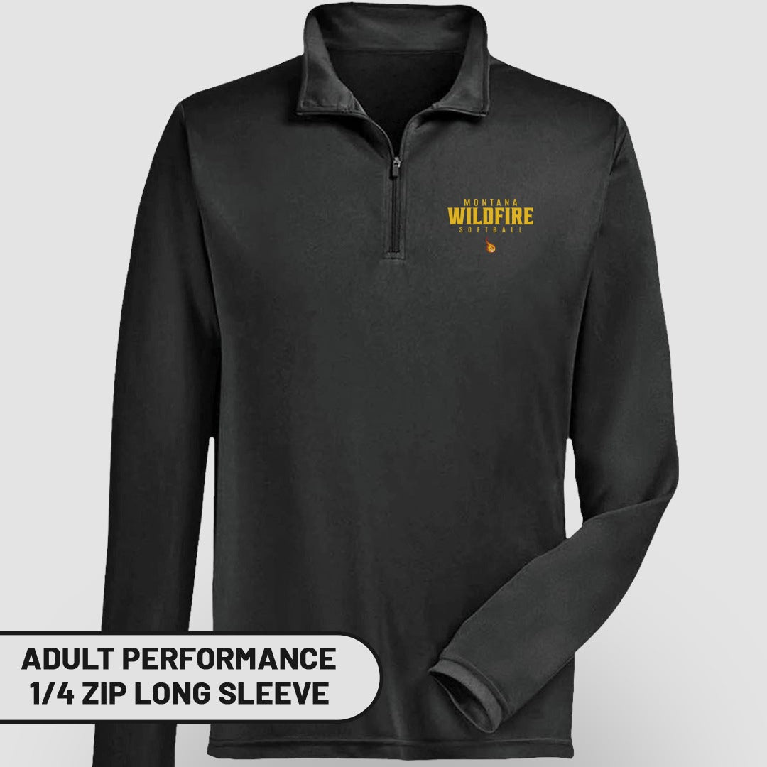 Adult Performance 1/4 Zip Long Sleeve product