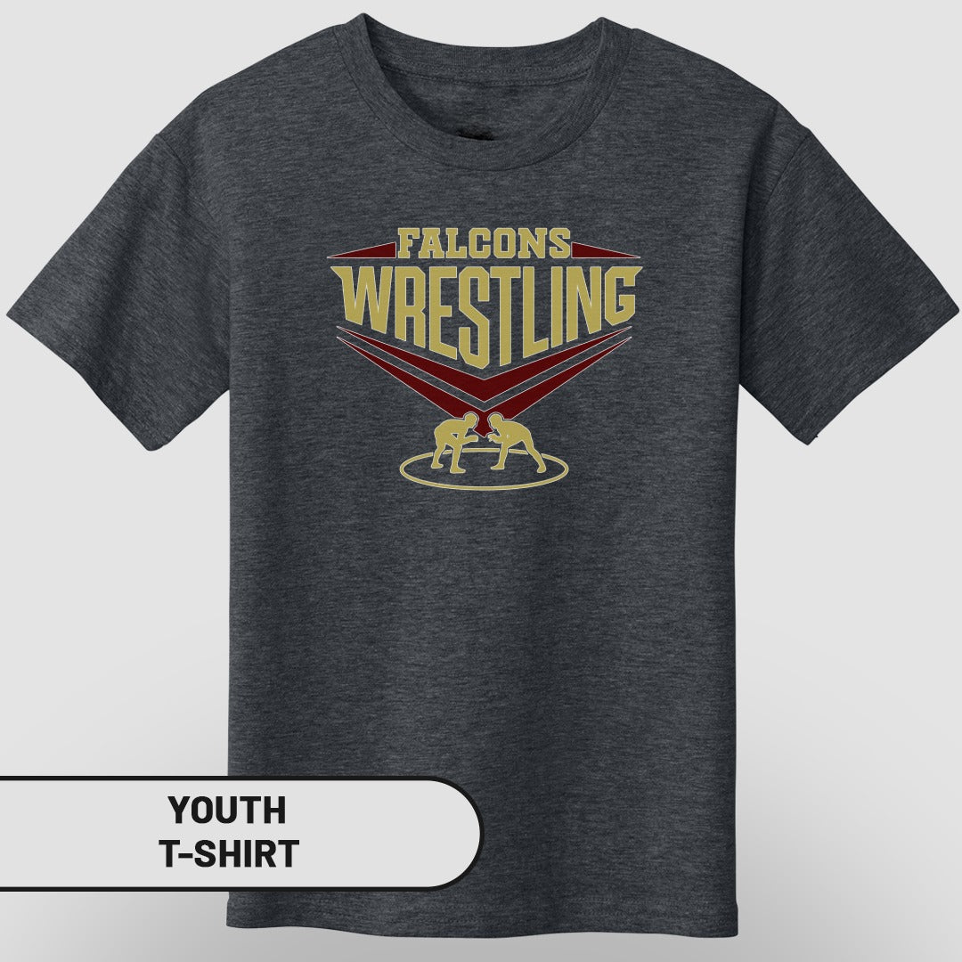 Falcons Wrestling Graphic Youth T-Shirt