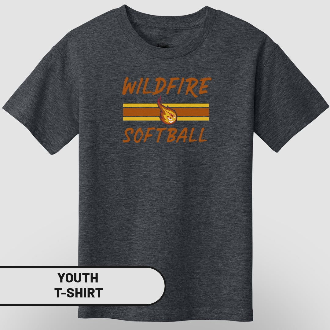 Wildfire Softball Design Youth T-shirt