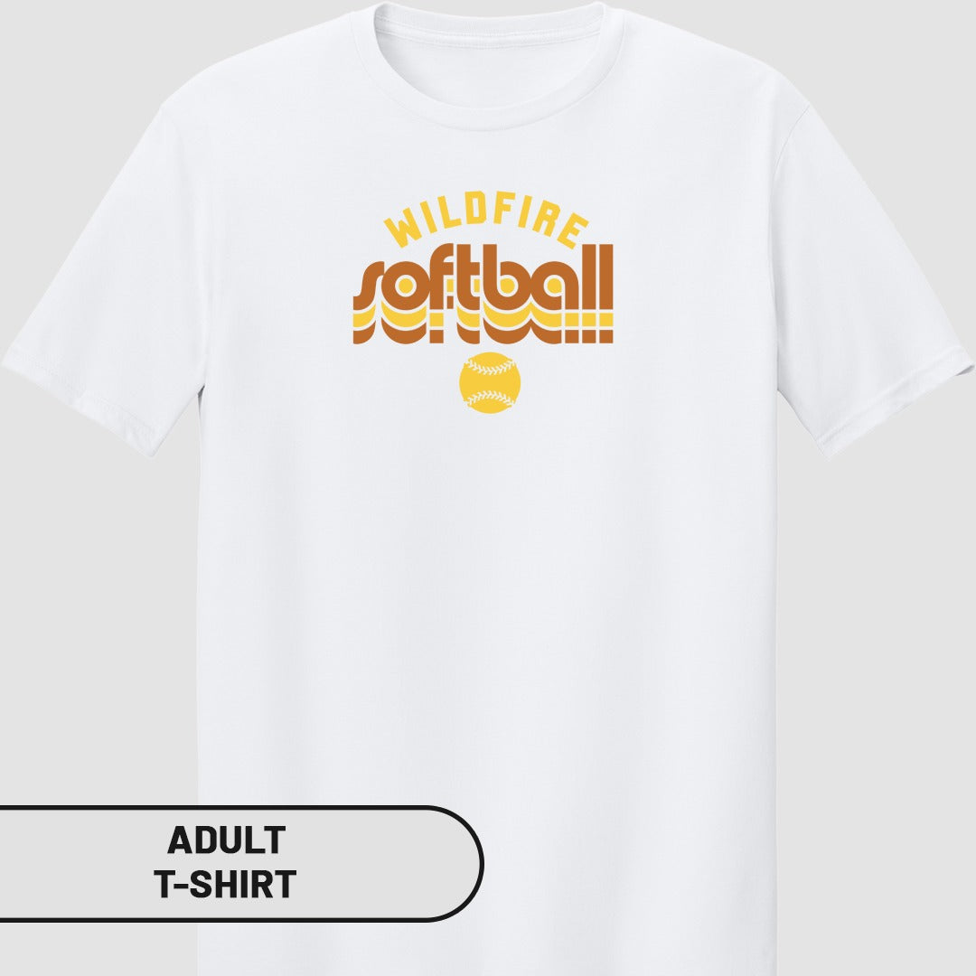 Wildfire Softball Adult T-shirt Casual Wear