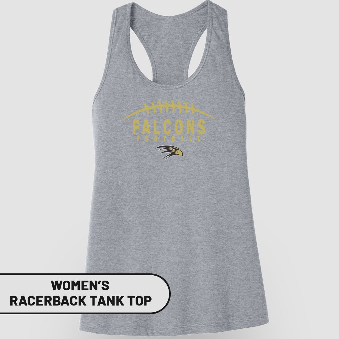 Falcons Football Women's Racerback Tank Top