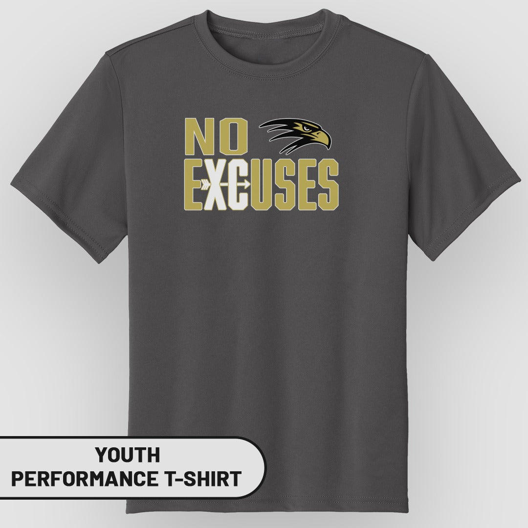 No Excuses Youth Performance T-Shirt
