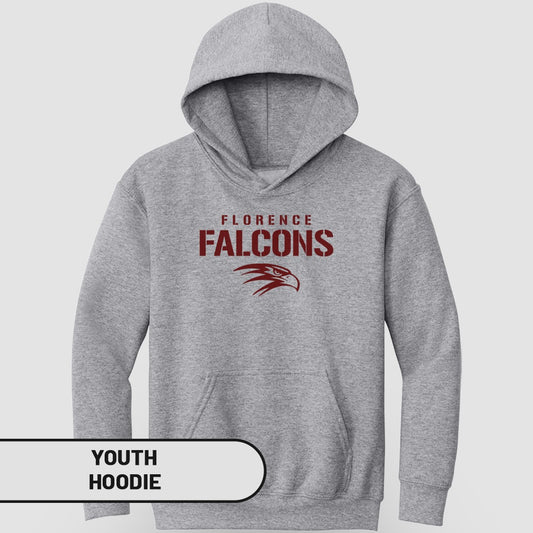 Florence Falcons Graphic Youth Hoodie
